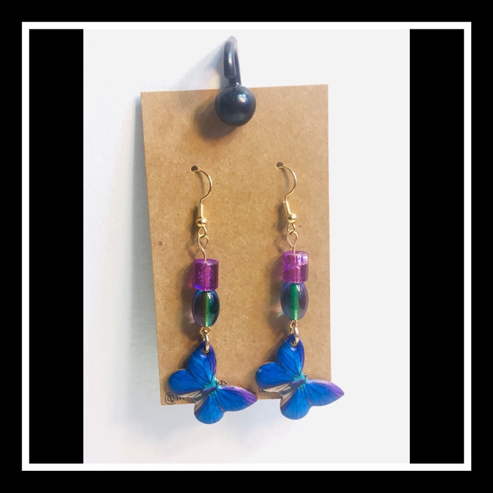 Butterfly 🦋 Handmade Drop Down Earring